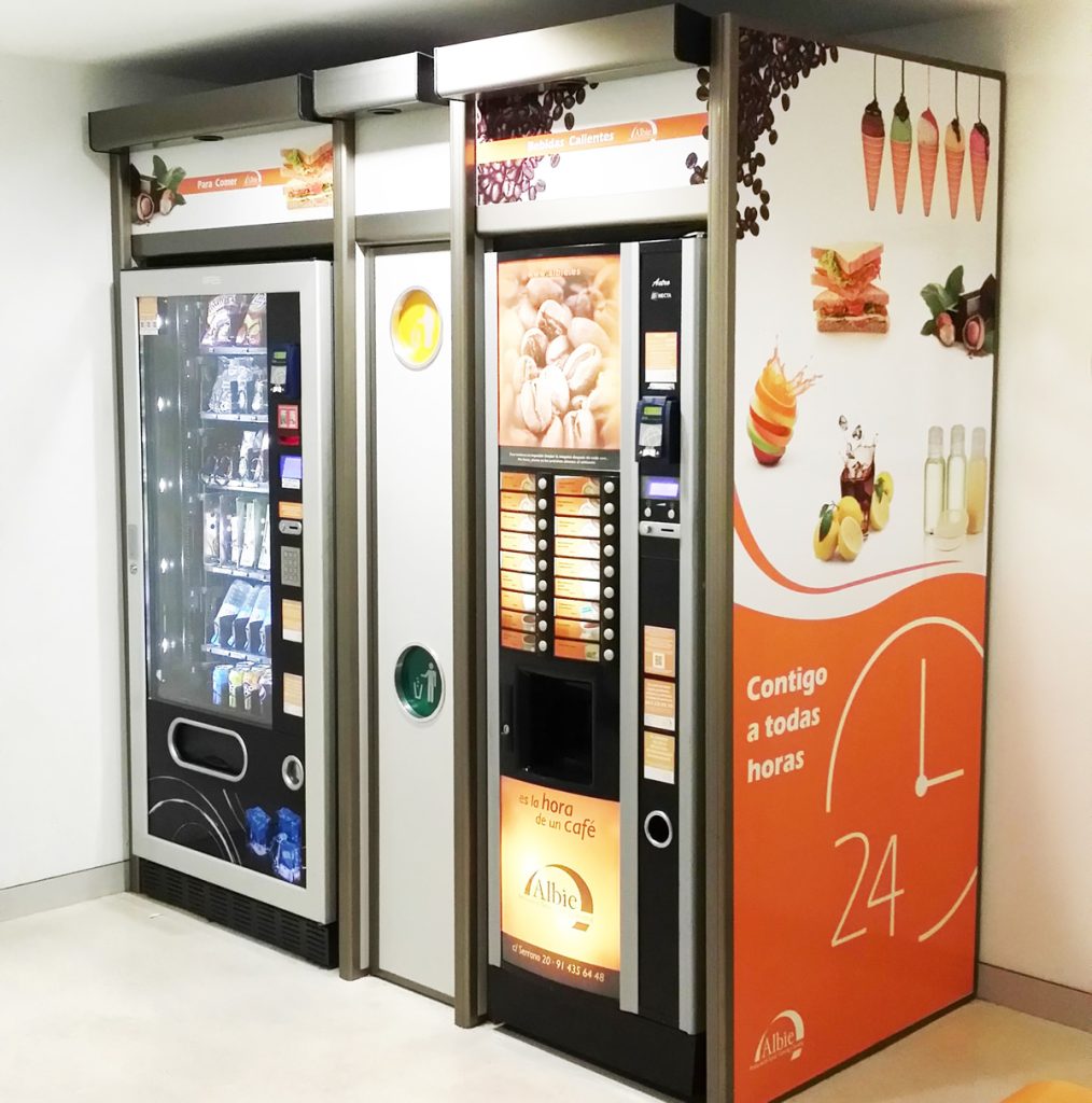 Máquinas de vending en universidades