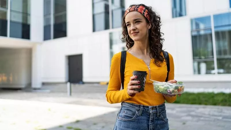 Comida saludable para universidades